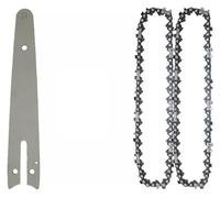 Zorlun 1/4 Chain 4/6/8 Inch Mini Steel Chainsaw Chains Electric Chainsaws Accessory Replacement(6-inch Set2)