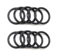 Zorlun 10/50/100Pcs N-B-R O-Ring Gasket Thickness CS 2mm OD 5~150mm Nitrile Rubber Round O Type Oil Resist Sealing Washer Black(10Pcs,OD 68MM ID 64MM-CS 2.0MM)
