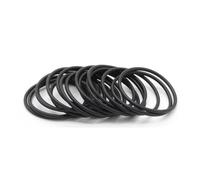 Zorlun 10/50pcs N-B-R O-Ring Seal Gasket Thickness CS 3mm OD 10~80mm Nitrile Butadiene Rubber Spacer Oil Resistance Washer Round Shape(10pcs,OD 65MM ID 59MM-3MM)