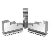 Zorlun 3 Jaw Lathe Chuck Jaws 250MM Internal and External Soft Spare Part for K11-250(K11-250 External Jaw)