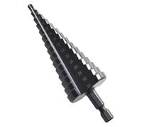 Zorlun 5pcs Step Drill Bit Set High-Speed Steel Cobalt Multiple Hole 50 Sizes Ti Conical Carbide Perforator Cutter Tool(Style B XL (4-32mm))