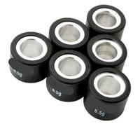 Zorlun 6Pcs 19x15.5mm 5g-8g Variator Roller Weights Compatible With Diesis50 Fly50 Free50 Liberty50 NRG50 MC350 Typhoon50 2T Scooter(6.5g)