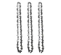 Zorlun 8 Inch 1/4" LP Electric 45 Knots 22 Knives Chainsaw Chains Logging Saw Blade Pruning Chain Accessories Wood Cutting(3pcs 8-inch Chain)