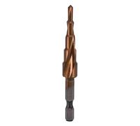 Zorlun Industrial CO M35 Cobalt High Speed Step Drill Bit Steel Cone Hex Shank Metal Tool Hole Cutter for Stainless(4-12(5))