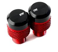 Zorlun M10*1.25 Aluminum Motorcycle Mirror Hole Plugs Screws Bolts Accessories Compatible with Tracer900 /gt Tracer700 TRACER9/gt Tracer7(Red)