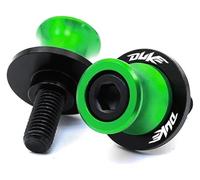 Zorlun M10*1.25 Motorcycle CNC Slider Stand Swingarm Spools Screws Accessories Compatible with Duke390 Duke 125 200 250 390 690 790 890 990(Green)