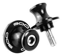 Zorlun Motorcycle Accessories CNC Aluminum 8mm Swingarm Slider Spools Screws Compatible with Z900 Z 900 2017-2024(Black)