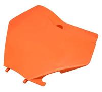 Zorlun Motorcycle Front Number Plate Plastic Cover Compatible With XC XCF XCW XCFW SX SXF EXC EXCF 125cc-500cc 2016-2022 Motocross Accessories(Orange)