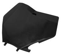 Zorlun Motorcycle Front Number Plate Plastic Cover Compatible With XC XCF XCW XCFW SX SXF EXC EXCF 125cc-500cc 2016-2022 Motocross Accessories(Black)