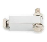 Zorlun Motorcycle Headlight Mount Block Bracket Head Light Extension Compatible With Softail Breakout FXST Rocker C Dyna Wide Glide(Chrome)