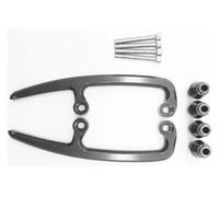 Zorlun Motorcycle Rear Grab Bars Seat Pillion Passenger Rail Handle Compatible with NINJA650 NINJA 650 Z650 Z 2017 2018 2019(D)