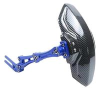 Zorlun Motorcycle Rear Wheel Mudguard Mud Carbon Fiber Splash Guard Cover Compatible with NMAX AEROX 155 EXCITER 150 MSX125(Blue)