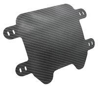 Zorlun Original Motorcycle Parts Front Plate Liecense Accessories Compatible With X & S Bike Number(Carbon Fiber)