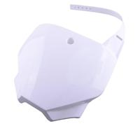 Zorlun White Motorcycle Front Number Plate Fit Compatible With CRF150F CRF230F 2003 2004 2005 2006 2007 2008 2009 2010 2011-2019 FNP-09-WT