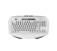 ZORNHER MAX870 Wireless Mechanical Gaming Keyboard,80% White Custom Creamy Sound Keyboard with Shine Through PBT Keycaps,Pre-lubed Linear Switches,Hot-Swappable,RGB Backlit,2.4GHz/USB-C/BT5.0