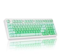 ZORNHER ZH980 Foundation Wireless Mechanical Keyboard,95% Green Creamy Keyboard with Number Pad,Hot-Swappable Gaming Keyboard,Jelly Keycaps,Creamy Sounding Linear Switches,Hot-Swappable