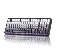 ZORNHER ZH980 Wireless Mechanical Keyboard,95% Black & White Creamy Keyboard with Number Pad, Hot-Swappable Custom Gaming Keyboard,Lighted Up PBT Keycaps,Creamy Sounding Linear Switches,Full Size