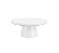 Zoro Round Ash Veneer Coffee Table White