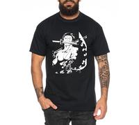 Zoro Sword Men's T-Shirt Straw Hat Luffy Zoro One Monkey D. Pirate Ace Piece Goku Anime Luffy, black, L