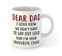 ZOROLUX Fathers Day Gift - Funny I'm Your Favourite Child Coffee Mug - Christmas Birthday Gift 11oz