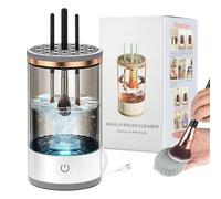 Zorpupoa 3 In 1 Electric Makeup Brush Cleaner, Automatic Cosmetic Brush Cleaner Machine with Makeup Brush Cleaning Mat, Portable Beauty Blender Cleaner Tools for All Size Makeup Brush
