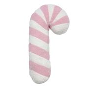 ZORQ Candy Cane Christmas Pillows, Decorative Red Christmas Candy Cane Throw Pillows, Candy Shape Red and White Fluffy Plush Pillows for Winter Christmas Home Couch Decor