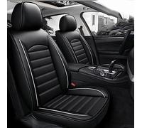 ZORQ Leather Car Seat Cover Sets for BMW Serie 3 E90, Black and White