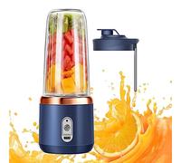 ZORQ Personal Blender,14Oz Blender for Shakes and Smoothies | Portable Juicer, To-Go Fruit Mixer Juice Blender with 6 for Offices, Sports, Gyms, Travel and Home
