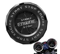 ZORQ Rotary Protective Cover - Motorcycle Ignition Cover,1 Click Start Button Protection Cover, Anti-Scratch Button Decoration Protector Ring
