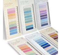 ZORRA 1200 PCS Sticky Tabs Book Tabs, 6 Sheets Transparent Index Tabs with Ruler, 60 Colors Translucent Page Tabs Writable Post It Tabs for Page Markers Index Classify(1200pcs, 60 Colors)
