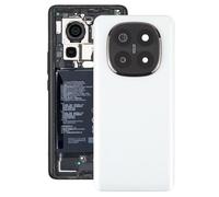 ZORSOME Battery Back Cover Replacement Compatible with Xiaomi Redmi Note 14 Pro+ 5G,Replacement Glass Battery Door Back Cover with Camera Lens Cover (White)