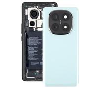 ZORSOME Battery Back Cover Replacement Compatible with Xiaomi Redmi Note 14 Pro+ 5G,Replacement Glass Battery Door Back Cover with Camera Lens Cover (Green)