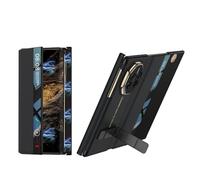 ZORSOME Compatible with Huawei Mate XT Hinged Case,Leather + PC Edge Frame All-Inclusive Shockproof Full-Body Protective Magnetic Hinge Cover[Lens Protection][Kickstand] (Black)