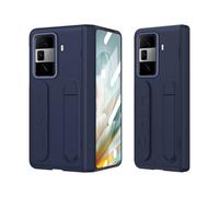 ZORSOME for Huawei Honor Magic Vs3 Full Body Case, Built-in Screen Protector & Hinge Protection,Shockproof Leather + PC All-Inclusive Silicone Grip Cover for Honor Magic Vs3[Kickstand] (Blue)