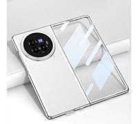 ZORSOME for Vivo X Fold 3 Pro Full Body Slim Case,Built in Screen Protector,Ultra Thin Matte PC Shockproof All-Inclusive Protective Cover Case for Vivo X Fold 3 Pro (Sliver, HD Screen Protector)