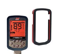 Zorvayne Controller Case for MINELAB X-Terra Pro Case Cover Anti-Collision Shockproof Durable Protective Cover with Precise Cutouts for Power Button Metal Detector Accessories (Black + Red)