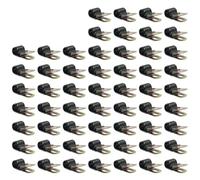 Zorveiio 50 Pack Cable Clamps Stainless Steel with Rubber Cushion