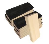 Zorveiio Pine Wood Felt Eraser for Chalkboard, 6 Packs, 4.92 Inch