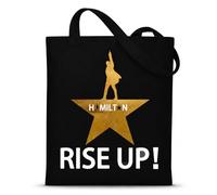Zorvix Hamilton Tote Bag, Double-Sided Printed hamilton merch Shopping Bags, Reusable Canvas Tote Bag for Shopping, Grocery Runs, Beach Trips, Hamilton Gifts for Women Girls