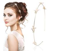 ZORVUJI Gold Hair Accessories Girl Communion Crown Flowers Filigree Wedding Bride Woman Ceremony