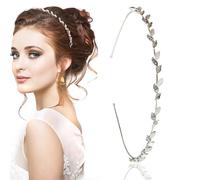 ZORVUJI Hair Accessories Communion Girls Gold Leaves Headband Wedding Bridal Headpiece First Communion Festive Ladies
