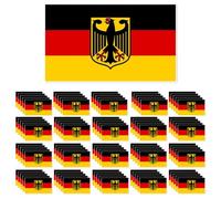 ZORVYN Stickers/Pack of 100 Stickers with German Flag 8.5 cm BRD German Flag Federal Eagle AFD Patriots Patria
