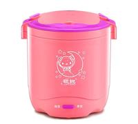 ZORZA 1.2L Portable Travel Multi Rice Cooker,Mini Grain Cooker and Fast Cooking Removable Non-Stick Pot,Stainless Steel Non Toxic Safe and Durable Small Rice Cooker,White
