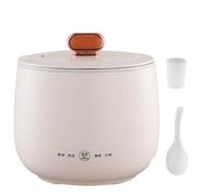 ZORZA 1.8L Mini Rice Cooker, Electric Multicooker With Non-Stick for 1-2 People, 4 Functions for Rice, Soup, Porridge, Shabu Shabu - Pink