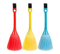 ZORZA 3Pcs Mini Dusting Brush Fluffy Microfiber Duster Anti Static Keyboard Brush Computer Screen Brush Dusting Tools for Electronics' Dusting Needs(3 Colors)