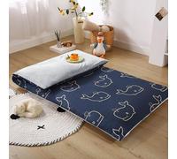 ZORZA Japanese Futon 100% Cotton Mattress Cover,Tatami Mattress Protective Cover,Cover With Zipper,Machine Washable Futon Cover,For Traditionnel Futon Floor Mattress Cover,G,135x190cm/53x75