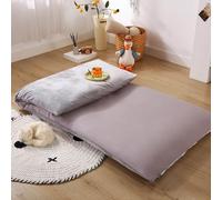 ZORZA Japanese Futon 100% Cotton Mattress Cover,Tatami Mattress Protective Cover,Cover With Zipper,Machine Washable Futon Cover,For Traditionnel Futon Floor Mattress Cover,L,150x190cm/59x75