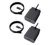 Zosam Super Fast Charger USB C (2 PACK) 45W Fast Charger Block Compatible with Samsung Galaxy S25 S24 S23 S22 S21 S20 Ultra,A54,A53,A33,PD 3.0 USB C Plug and 1.8M C to C Charging Cable 5A