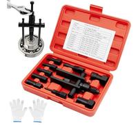ZOSANY 10PCS Motorcycle Bearing Puller,Blind Wheel Bearing Removal Tool 8-29MM, Blind Inner Bearing Puller Kits with Gloves and Box