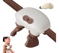 Zoserx Bionic Heated Massager,2026 New Zoserx Bionic Heated Massager,Airlandolists Hand Shoulder and Neck Portable Shiatsu Massagers, Simulated Hand Touch,for Home/Office/Travel (Beige)